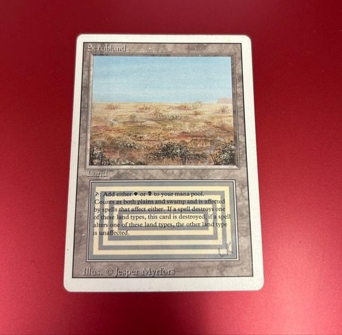 Scrubland mtg version - mtg, anglaise