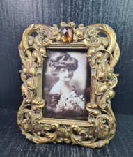Cadre Photo Résine Couleur Or