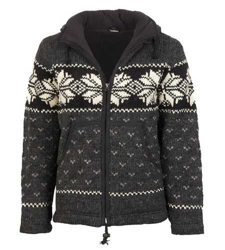 Cardigan homme laine motif