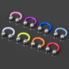 2X12X6MM PTFE Lèvres Piercing
