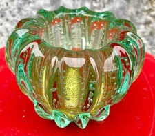 Barovier & Toso | Bougeoir moderniste Cordonato D'Oro - N°2