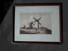 TABLEAU  l'école de dessin 4ème année "moulin à vent"