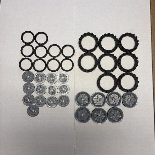 Lot nex wheels gray small - k'nex,