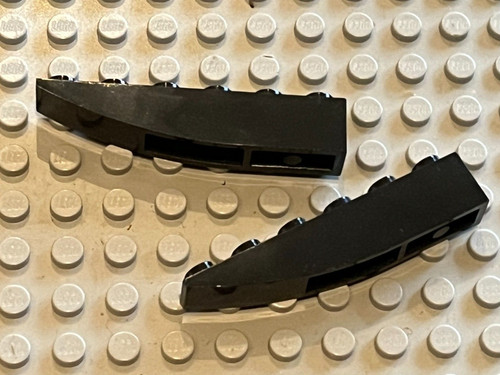 Lego black slope - black, brick