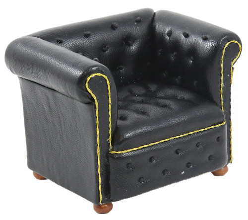 Maison poupées noir - poupées, cuir