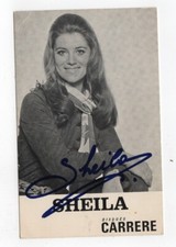 SHEILA - autographe sur photo