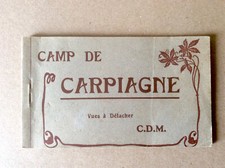 Carnet de Cartes Postales Anciennes * 10 Clichés * Camp de Carpiagne * Complet