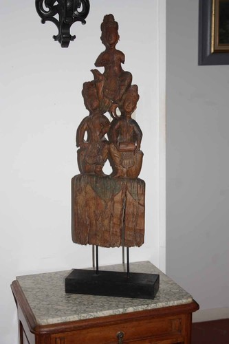 Ancienne statue thailandaise - statue,