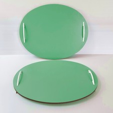 PAIRE DE GRANDS PLATEAUX