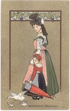 CPA BOURGOGNE - MACONNAISE - FOLKLORE, COSTUME