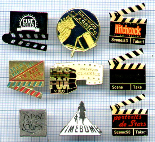 Lot pin cinéma films ciné - pin's,