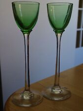 2 ANCIENS GRANDS VERRES A