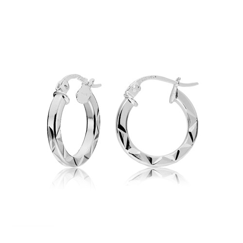Argent sterling 2mm diamant - sterling,