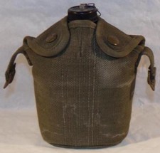 Gourde (type US WW2) avec housse armée belge ABL Belgique