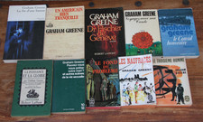 GRAHAM GREENE - LOT DE 10 LIVRES - LA PUISSANCE ET LA GLOIRE - De 1952 à 2000 BE