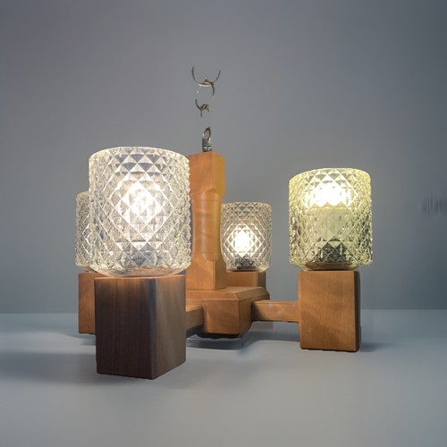 Lustre vintage scandinave - vintage, 4