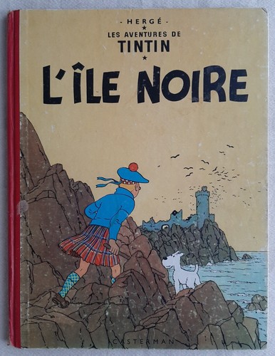 Tintin ile noire tres - l'ile,