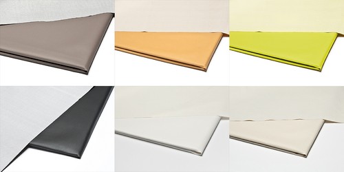 Skaï cuir simili gris tissu