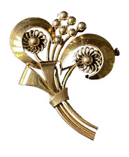 Broche vintage Plaqué Or