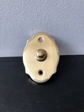 NEUF sonnette Bouton Interrupteur Poussoir Maison Porte Portail Doré Laiton