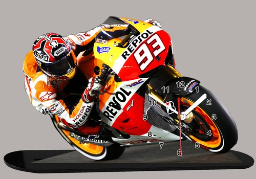 Horloge miniature moto - horloge, miniature,