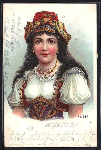 Carte postale perles - postale,