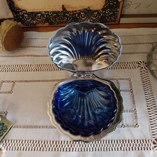 Beurrier Vintage Inox Forme Coquille De St Jacques