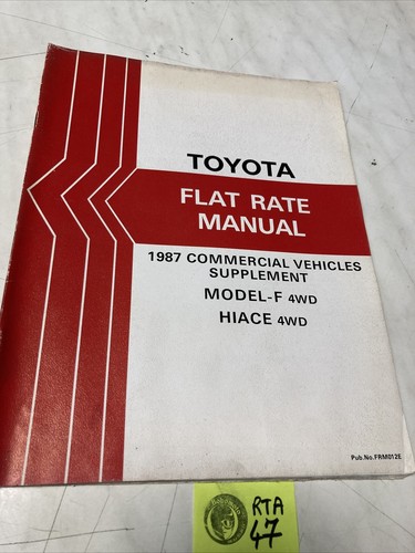 Toyota 1987 model 4wd hiace - toyota,