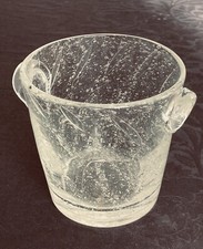 BIOT SABA Pate de Verre Bol Vase à anses.