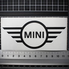 MINI Logo Decal Black 1 piece
