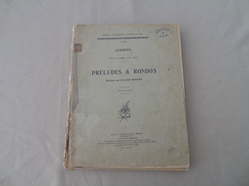 Partition ancienne piano de - partition,