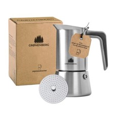 Cafetiere italienne induction 300ml | Cafetière italienne en acier inox avec ...