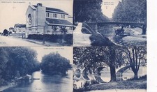 Lot de 4 cartes postales