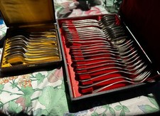 18 Couverts  métal argenté