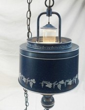 HANGING LAMP, WHITE, GRAPE PATTERN