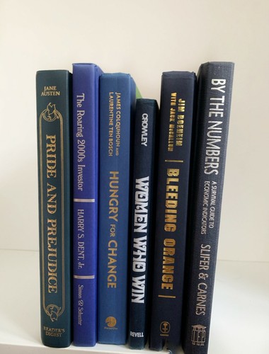 Blue decor books - blue, books*