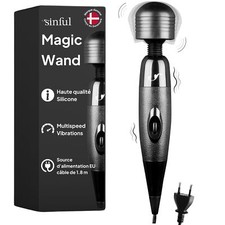 Vibromasseur Magic Wand – Vibromasseurs Féminin Clitoridien Puissant – Stimul...