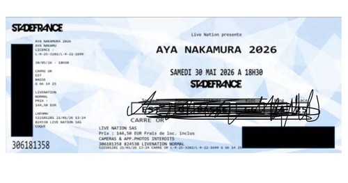 Place concert pour aya - 2, de