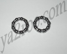 cage à bille de pédalier vélo 9 billes (lot de 2 cages)