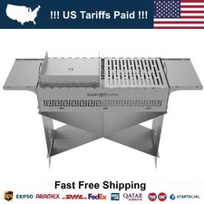 Ensemble de barbecue | Barbecue grill avec feu pliable instantané portable...