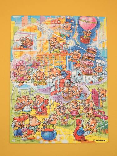 Kinder maxi puzzle notice - puzzle, +