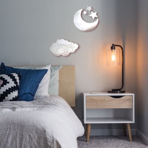 Ensemble nuages lune et - ensemble, nuages,