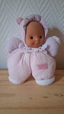 Poupon poupée doudou rose Zapf Création vintage bébé en tissu très rare