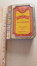 boîte bouillon kub la poule au pot ,forme livre