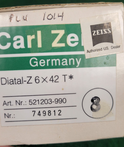 Zeiss diatal 6x42 scope - diatal-z,