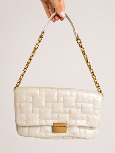 Sac main zara blanc - main, crème