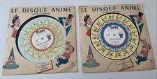 Lot De 2 disque animé"