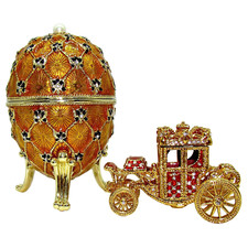 Oeuf Faberge Couronnement - copie Oeuf au carrosse plus célèbre Oeuf Faberge egg