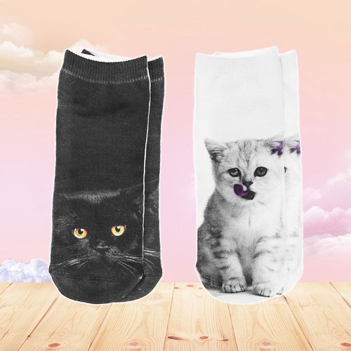 Paires mode chat imprimé - mode,