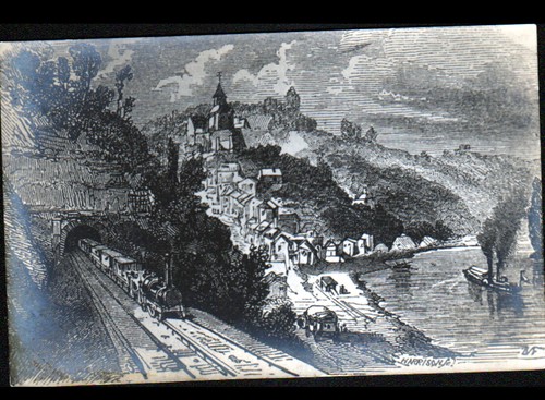 Passage train village - passage, &